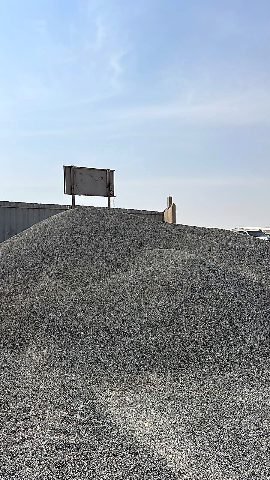 Aggregate 3/16 stockpile