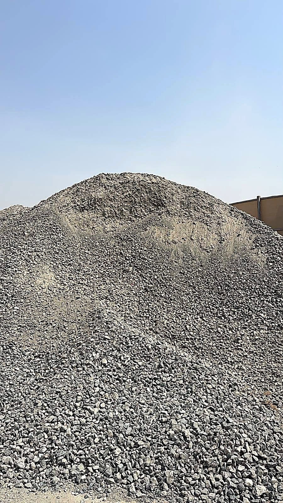 Aggregate 3/4 stockpile